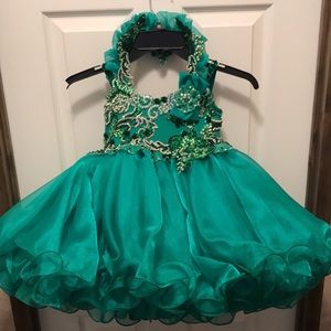 Custom Glitz Pageant Dress size 3/5